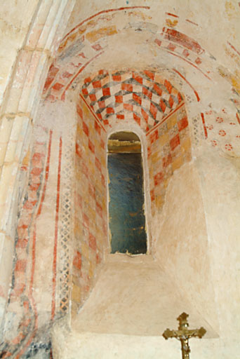 ensemble de deux peintures monumentales ; La Passion et la Résurrection
