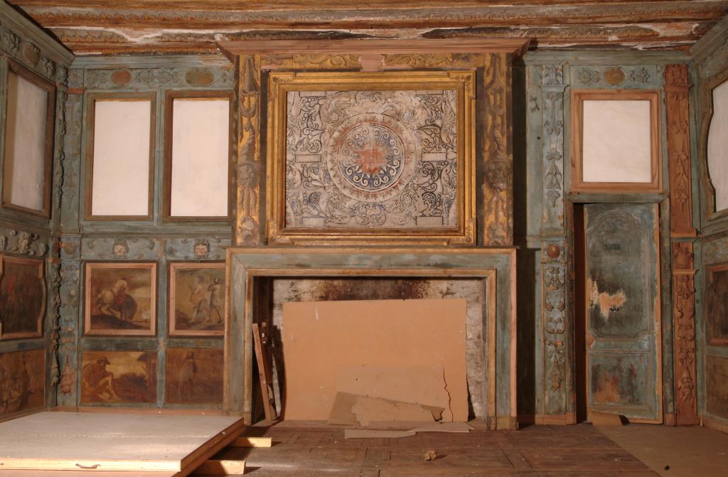 ensemble des peintures et boiseries des salons de l'ancien collège Champollion