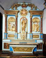 ensemble de l'autel-retable du Rosaire