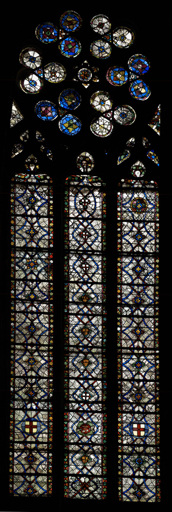 verrière N°7 de l'ancienne cathédrale de Narbonne