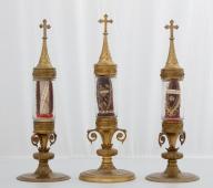 trois reliquaires-monstrances de saint Genès et saint Flour