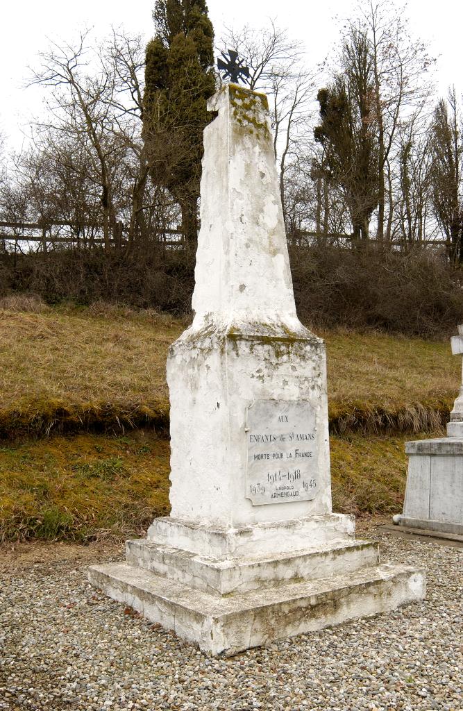 monument aux morts de la guerre de 1914-1918 et de la guerre de 1939-1945