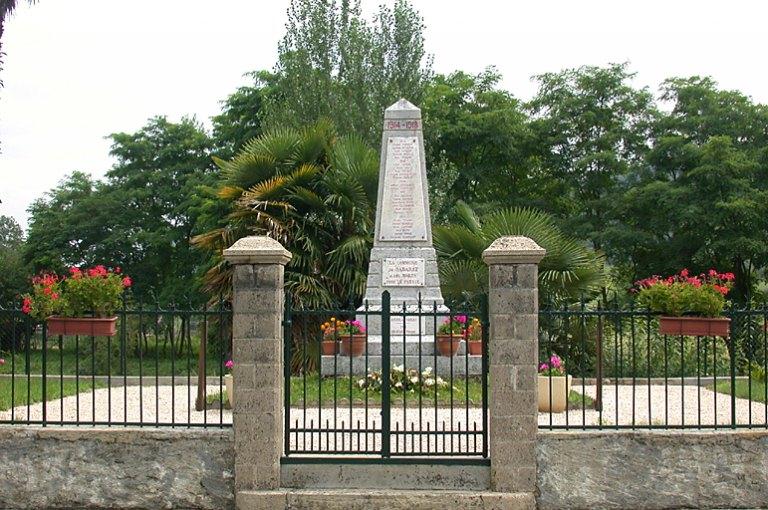 monument aux morts de la guerre de 1914-1918, de la guerre de 1939-1945 et de la guerre d'Algérie (1954-1962)