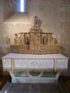 maître-autel (autel, gradin, tabernacle architecturé et exposition)