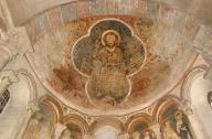 peinture monumentale du cul-de-four du choeur : Christ en majesté