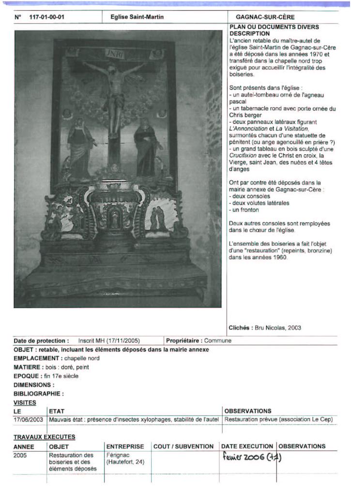retable du maître-autel