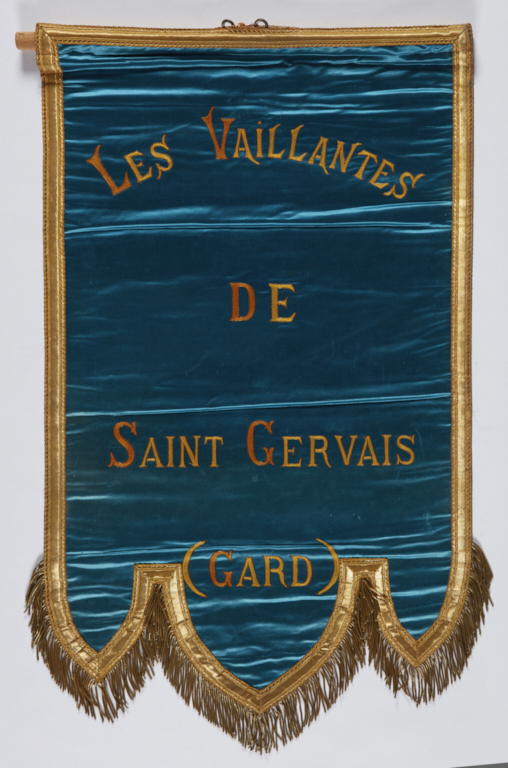 Bannière bleue des Vaillantes