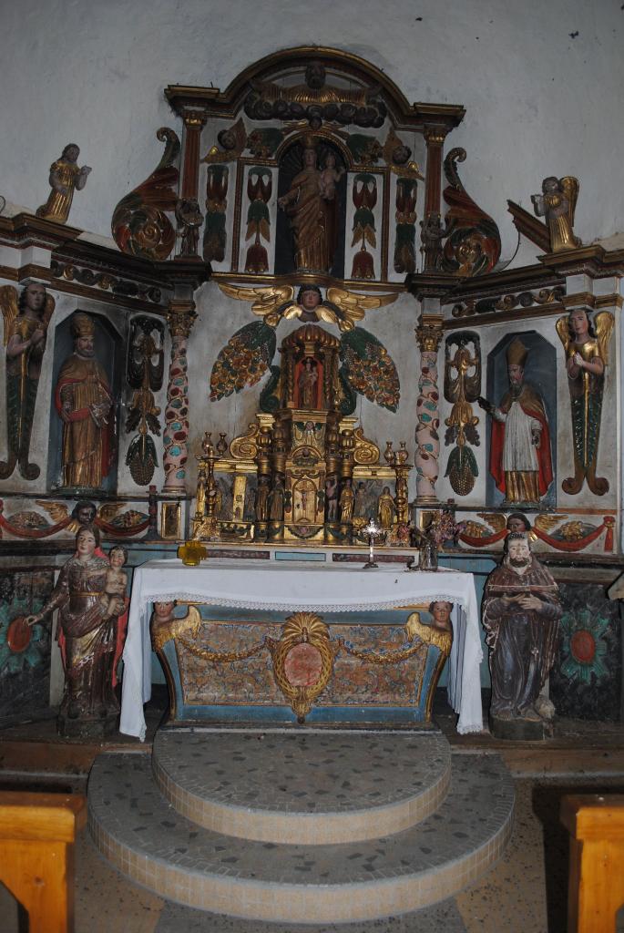 ensemble du maître-autel (autel, tabernacle, exposition, retable)