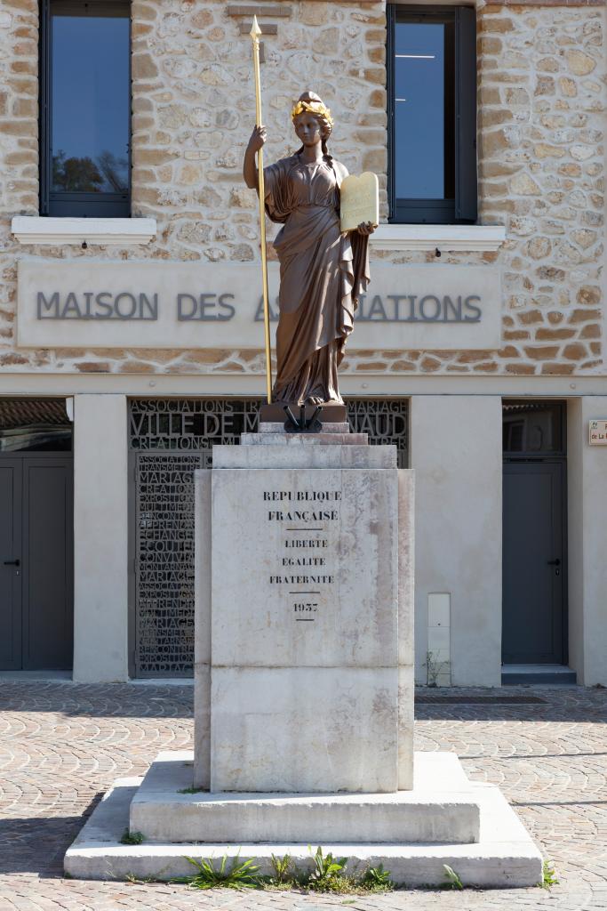 monument (monument commémoratif), de la république, Marianne à la Constitution
