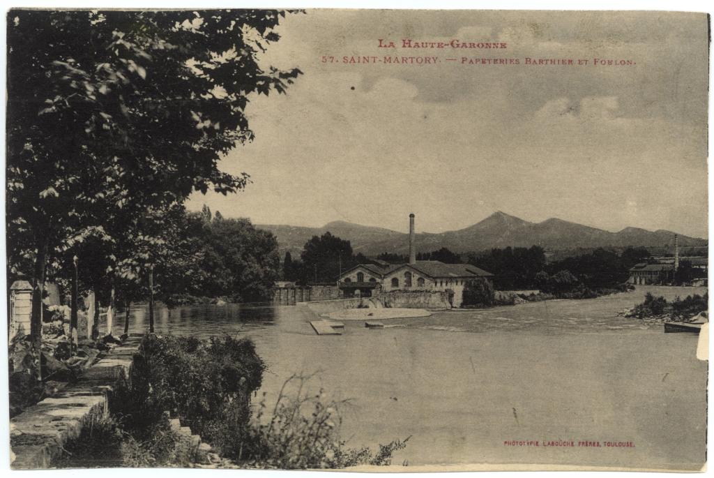 Ancien moulin, ancienne papeterie Barthier, usine hydroélectrique - Saint-Martory