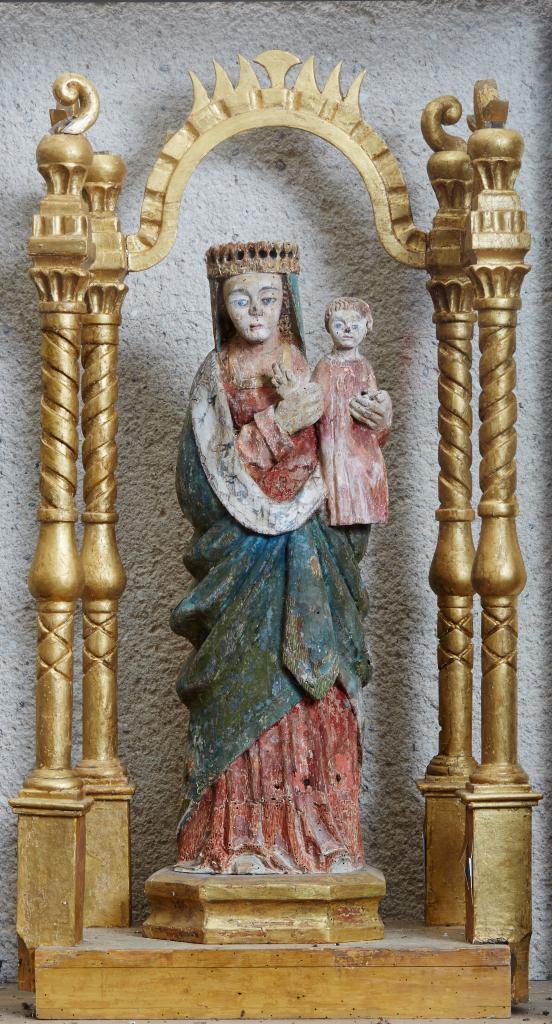 dais de procession et sa statue : Vierge à l'Enfant