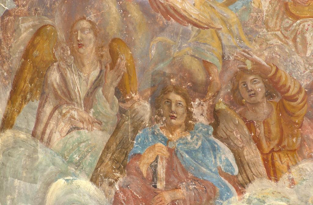 peinture monumentale du choeur : Glorification de la Vierge