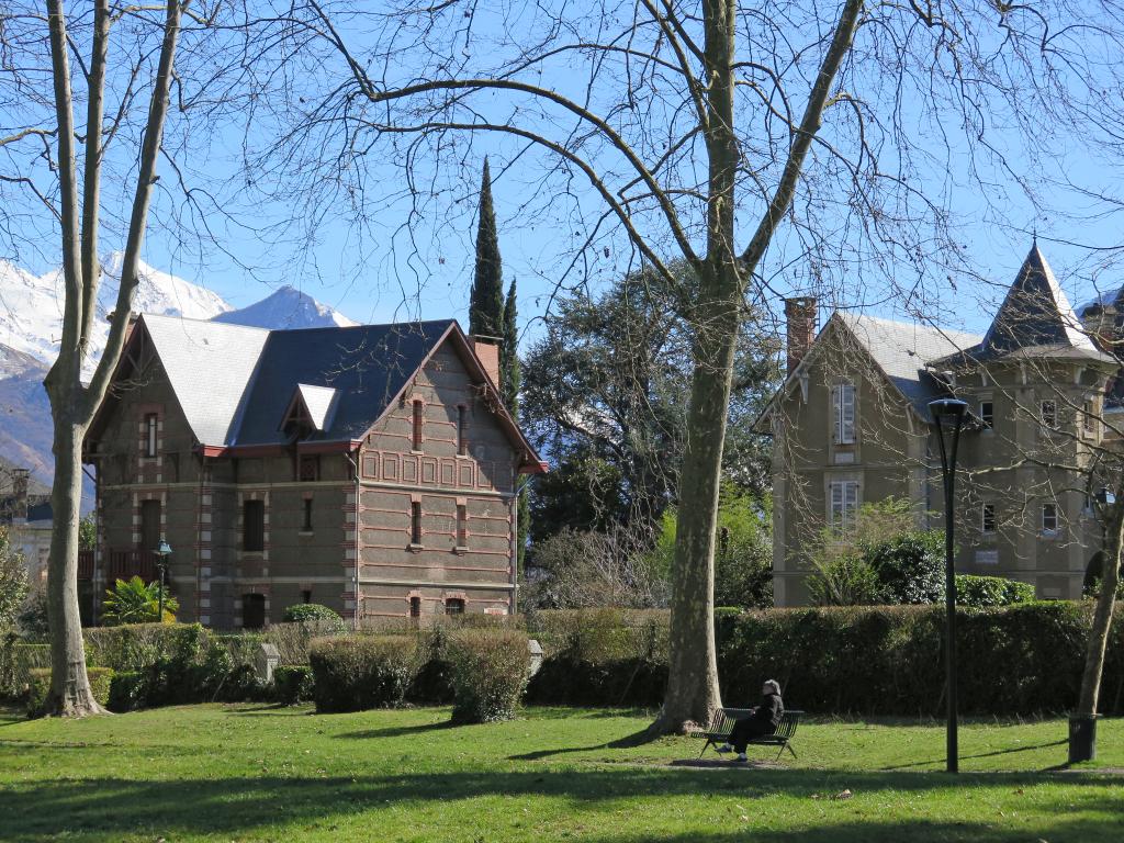 jardin d'agrément, jardin public dit parc thermal d'Argelès-Gazost