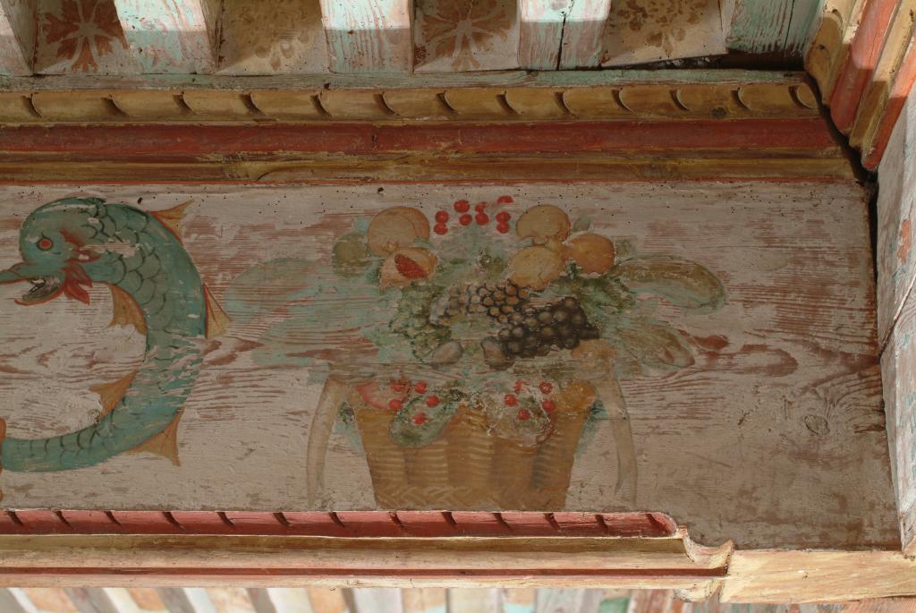plafond peint du grand salon
