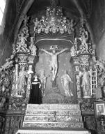 ensemble de l'autel de la Sanch