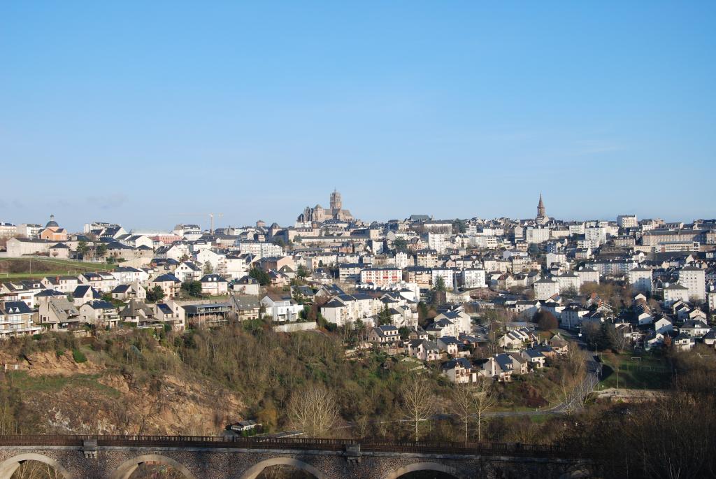 présentation de l'aire d'étude : Rodez et son agglomération au 20e