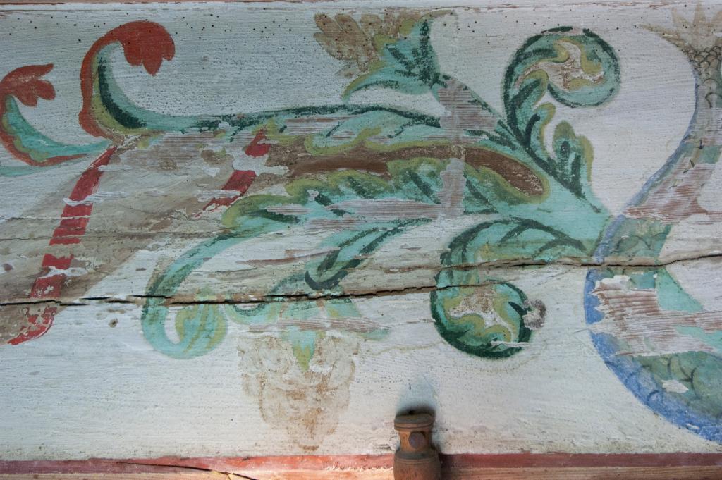 plafond peint du grand salon