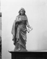 deux statues : sainte Anne, sainte Marguerite