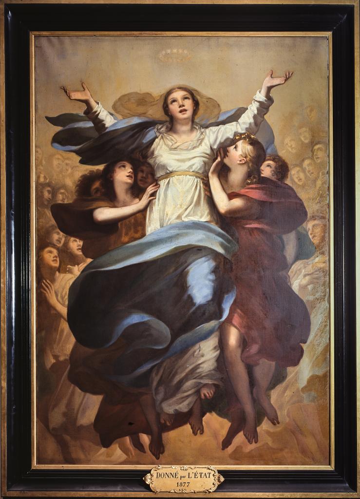 tableau et son cadre : L' Assomption de la Vierge