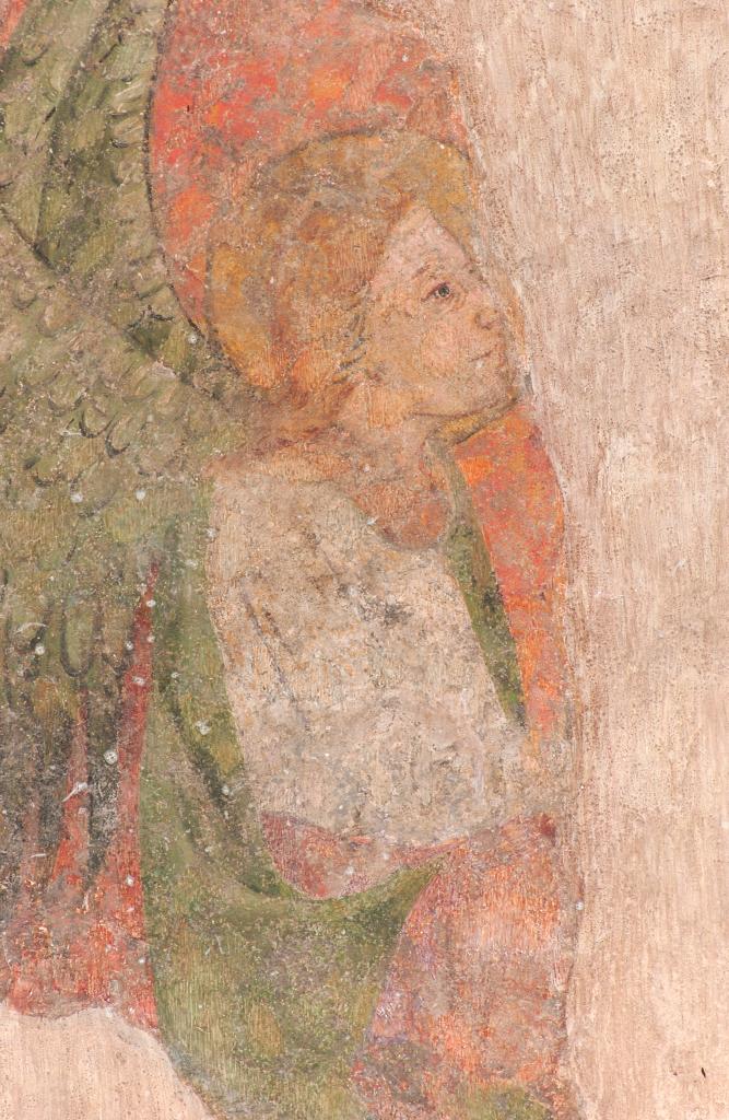ensemble des décors 15e de la nef : peinture monumentale
