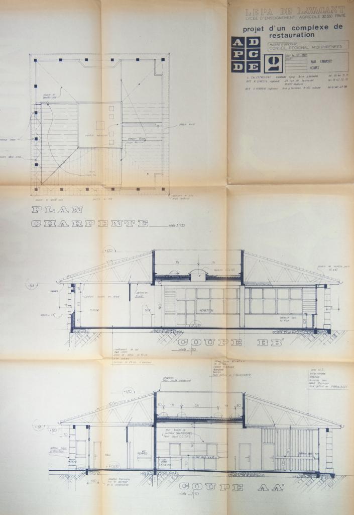 château, puis école des Frères de l'Instruction Chrétienne de Ploërmel, puis école ménagère agricole, aujourd'hui lycée d'enseignement général, technologique et agricole d'Auch Beaulieu-Lavacant