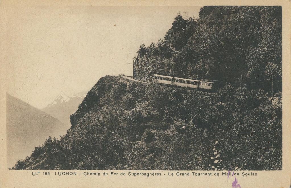 voie ferrée à crémaillère de Superbagnères