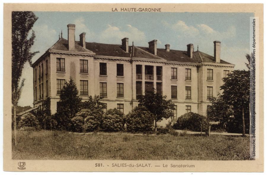 Hôtel des bains puis Sanatorium, Préventorium, centre de rééducation dit de la "Fontaine salée"