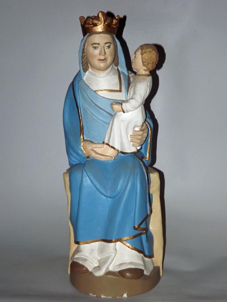 statue (petite nature) : Vierge à l'Enfant