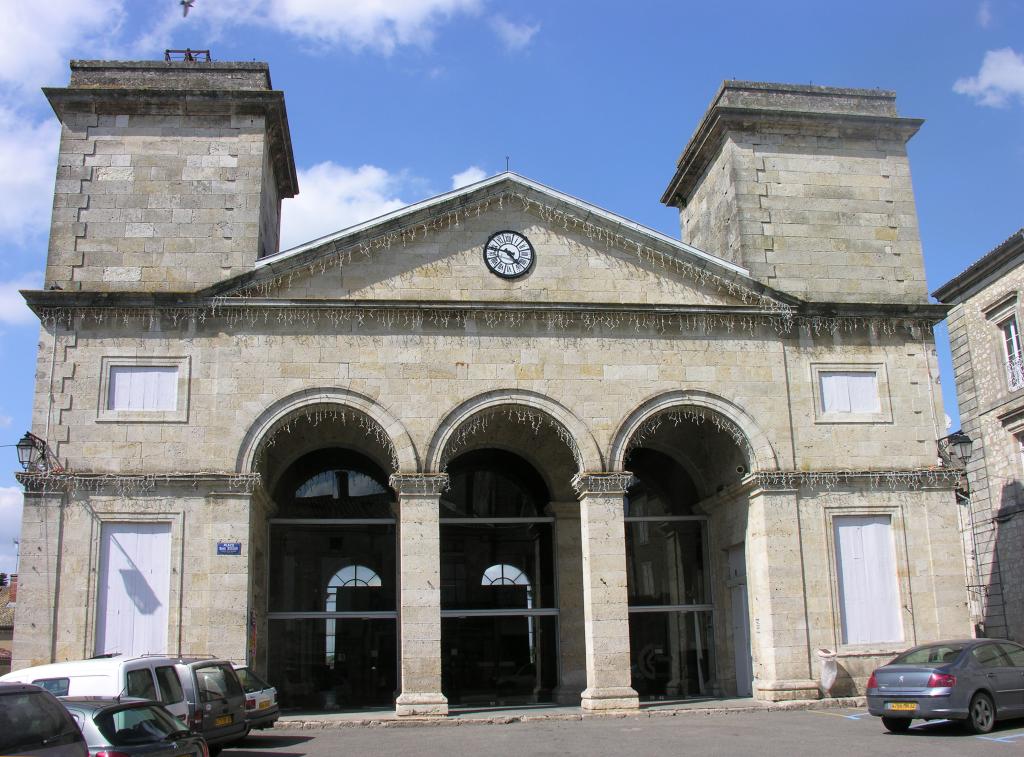 marché couvert : halle