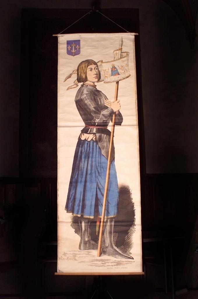 estampe : sainte Jeanne d'Arc