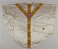 Chasuble blanche avec voile de calice (n° 67)