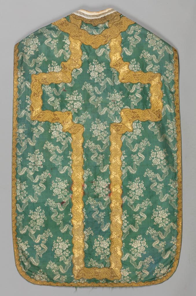 ornement liturgique vert