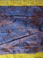 quatre pentes de dais de procession bleu ou violet