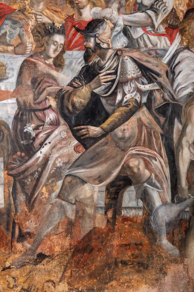 Les peintures murales du studiolo