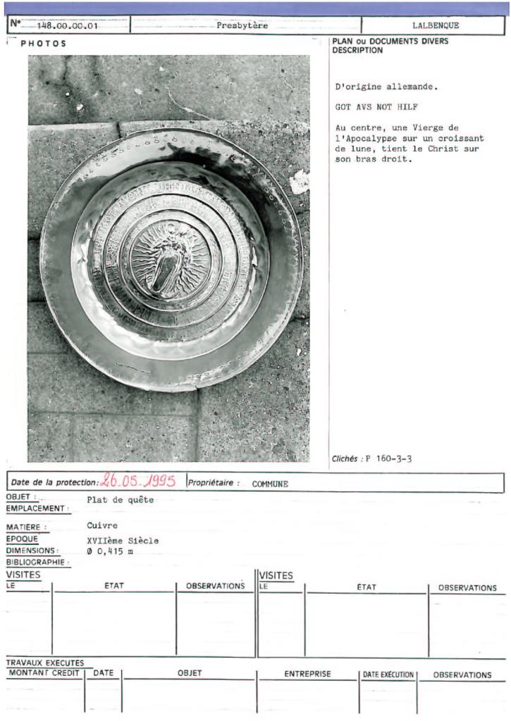 plat de quête (n°1)