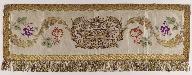 garniture de dais de procession blanc
