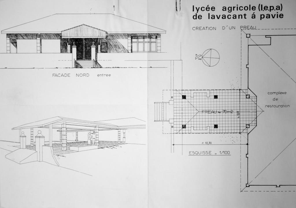 château, puis école des Frères de l'Instruction Chrétienne de Ploërmel, puis école ménagère agricole, aujourd'hui lycée d'enseignement général, technologique et agricole d'Auch Beaulieu-Lavacant