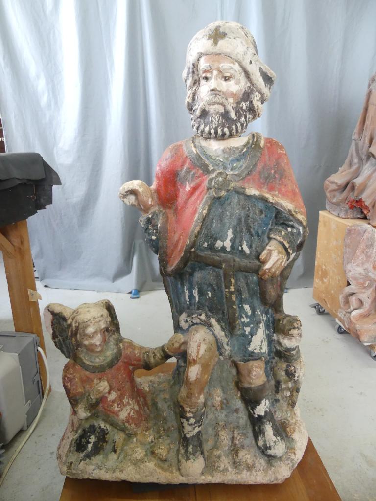 statue : saint Roch