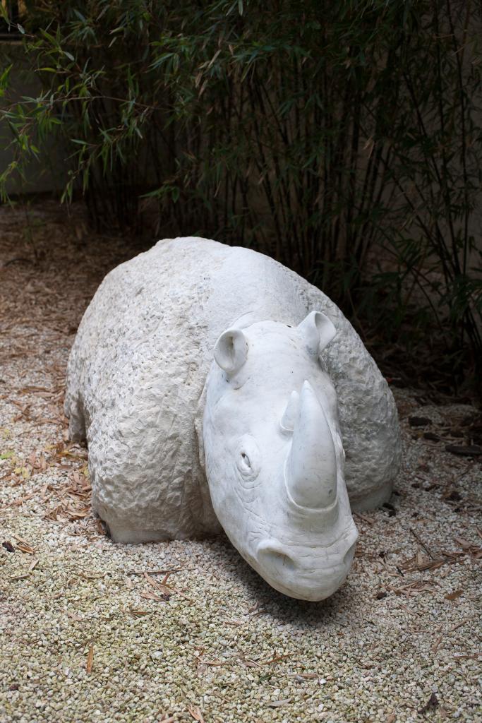 peinture monumentale et sculpture : Rhinocéros