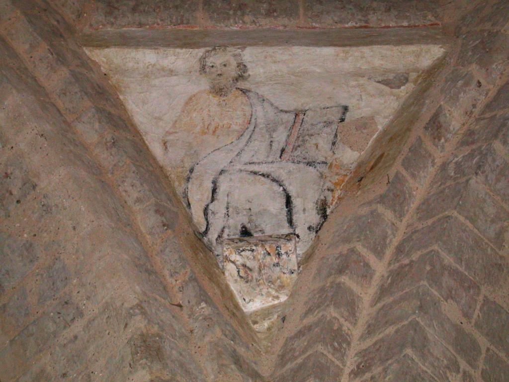 peinture monumentale : les quatre Evangélistes