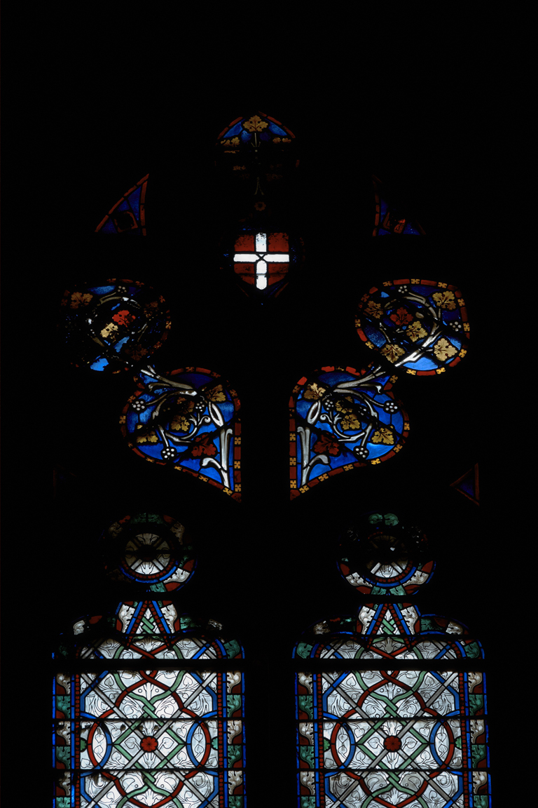 verrière N°15 de l'ancienne cathédrale de Narbonne