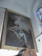 tableau et son cadre : Saint Marc évangéliste