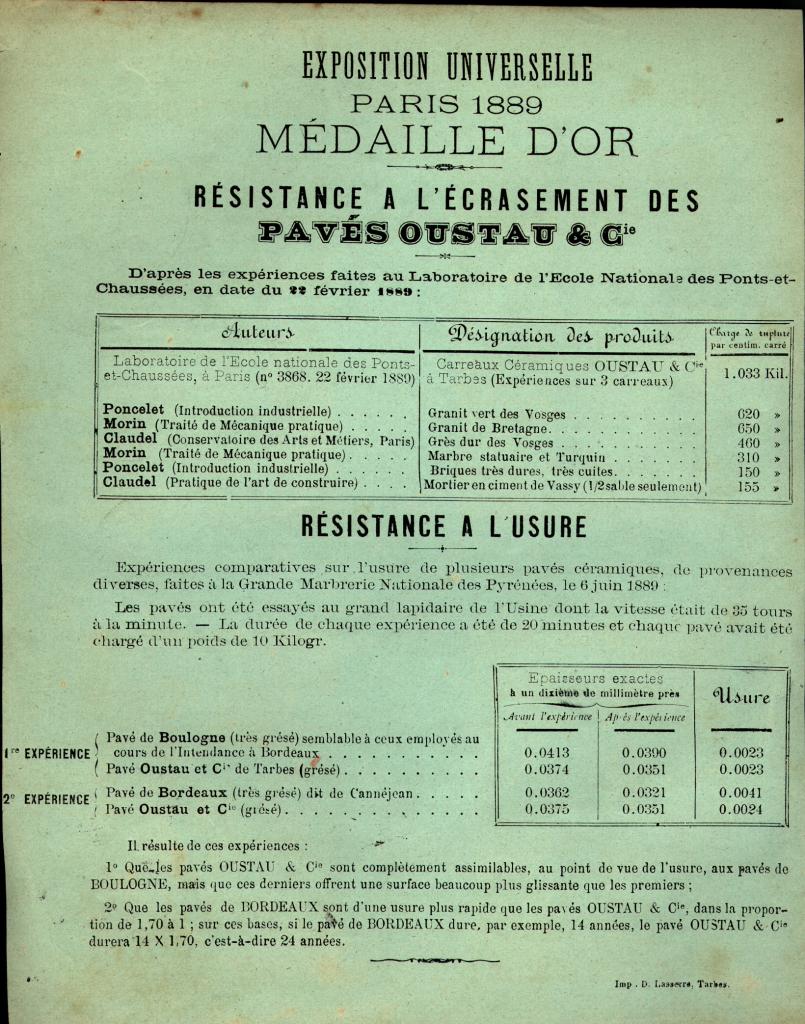 usine de céramique dite Oustau