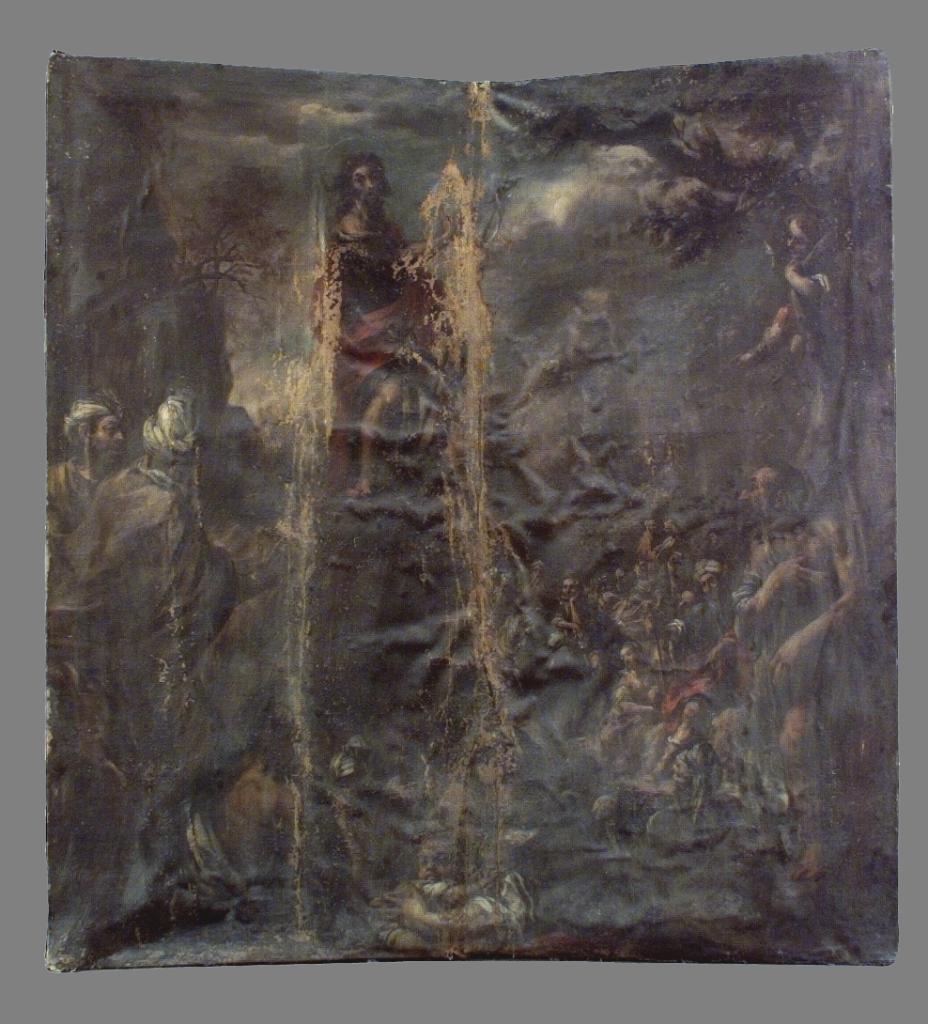 tableau : Prédication de saint Jean-Baptiste