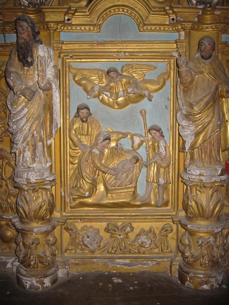 ensemble du maître-autel (autel et tabernacle)