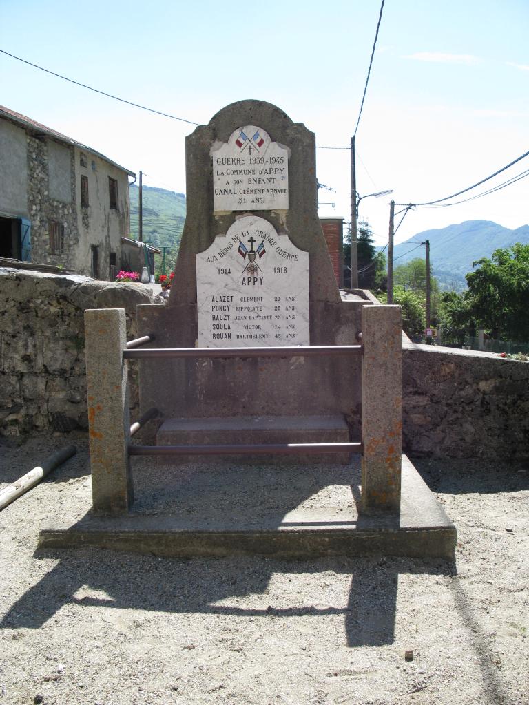 monument aux morts de la guerre de 1914-1918 et de la guerre de 1939-1945