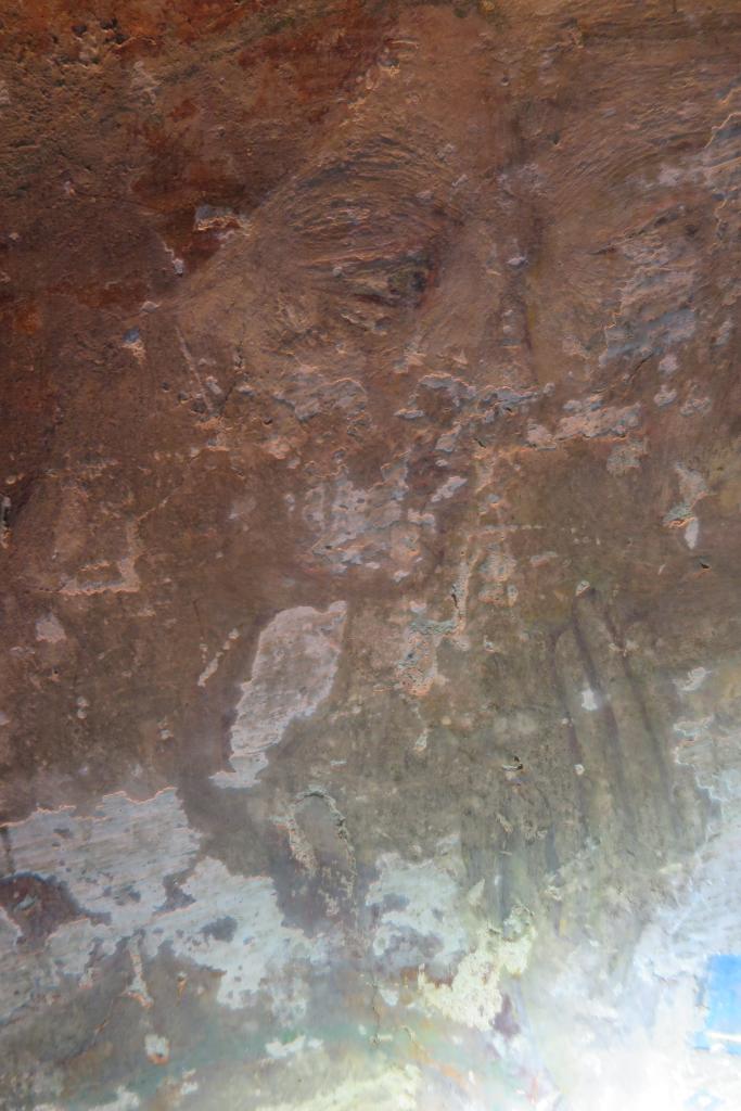 peinture monumentale du mur ouest