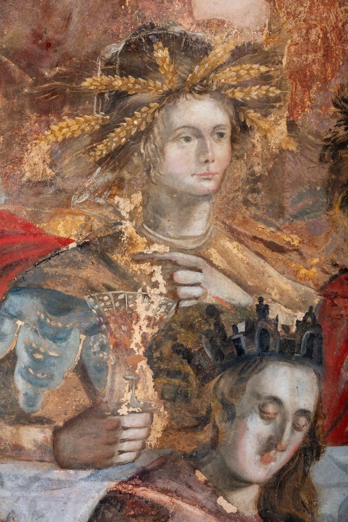 Les peintures murales du studiolo