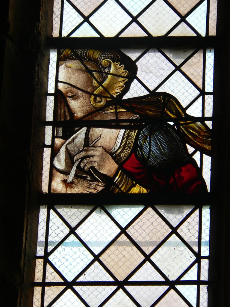 retable du maître-autel, avec tableau de La Crucifixion