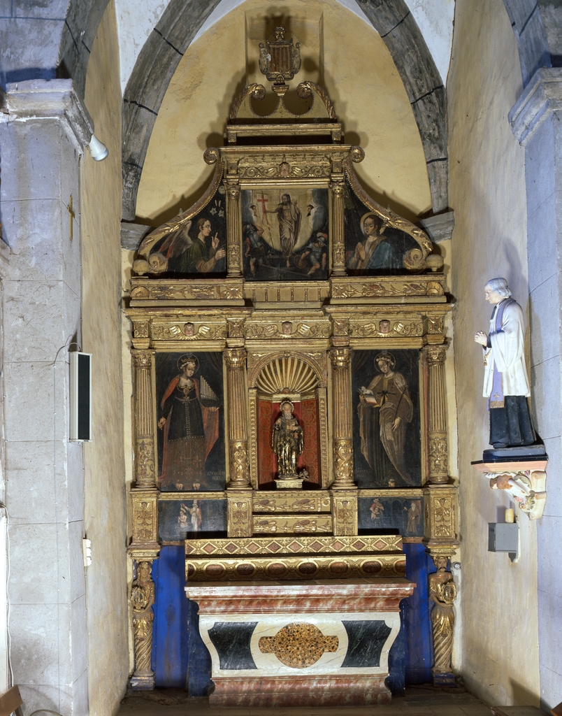 Retable de sainte Agnès et de sainte Cécile